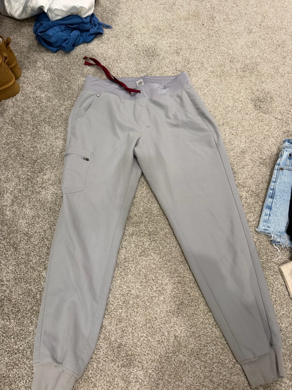 Women’s Gray Jogger Pants - Comfortable Casual Fit